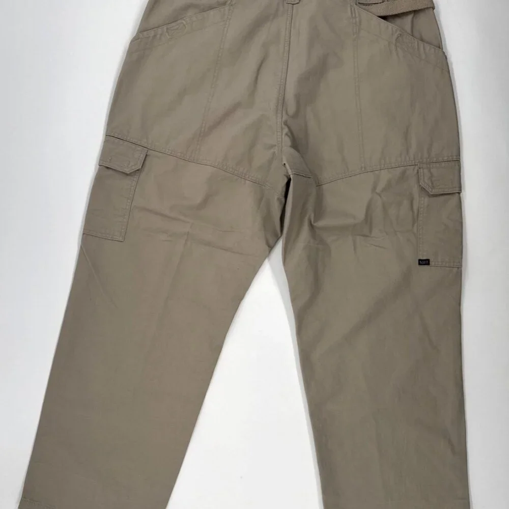 5.11 Tactical Pants Mens 42x30 Regular Fit Khaki Canvas Cargo Police Uniform NEW